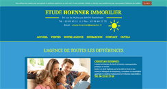 Desktop Screenshot of etude-hoenner.com
